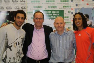 Top squash players face off in exhibition